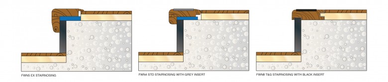 Parallel Frontier Wood Stair Nosing Hardwood Nosing For Staircases