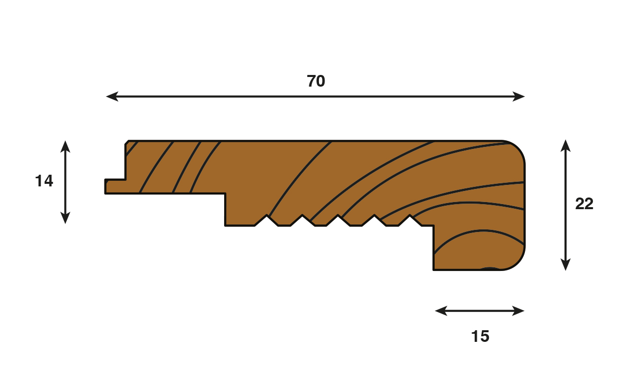 FWN CLK SQ14 NOSING